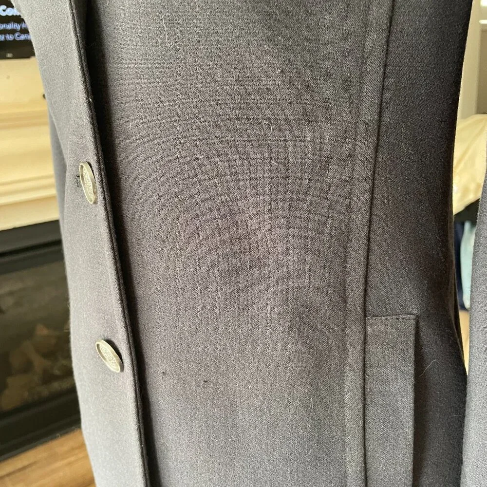 Cabi Military Style Peacoat Blazer #384 Carbon Gray - Picture 7 of 9